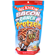 Ass Kickin’ Bacon Ranch Twisted Pretzels 12oz Bag by Homeportonline