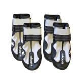 Alcott Dog Adventure Boots Black/Grey Large