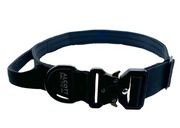 Alcott Tactical Black Collar w/ Control Handle and Heavy Duty Metal Clasp Xlarge