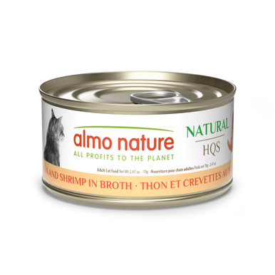 Almo Nature HQS Natural Tuna with Shrimp 2.47oz