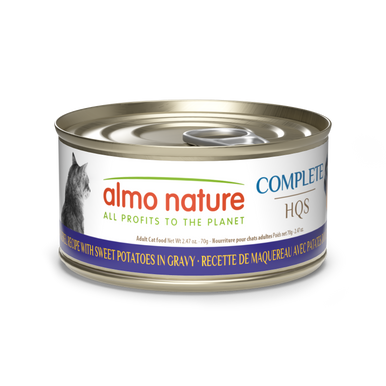 Almo Nature Complete Mackerel with Sweet Potato in gravy 2.47oz