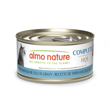 Almo Nature Complete Tuna with Quail Eggs in gravy 2.47oz