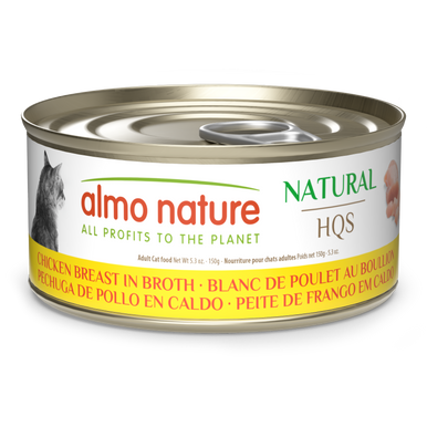 Almo Nature HQS Natural Chicken Breast in Broth 5.29oz