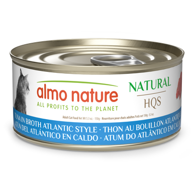 Almo Nature HQS Natural Tuna in Broth Atlantic Style 5.29oz