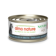 Almo Nature HQS Natural Tuna with Anchovies in Broth 2.47oz