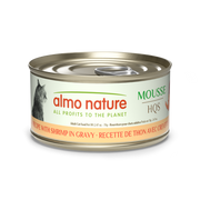 Almo Nature Natural Mousse Tuna Recipe with Shrimp in gravy 2.47oz