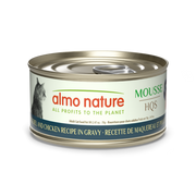 Almo Nature Natural Mousse Mackerel and Chicken Recipe in gravy  2.47oz