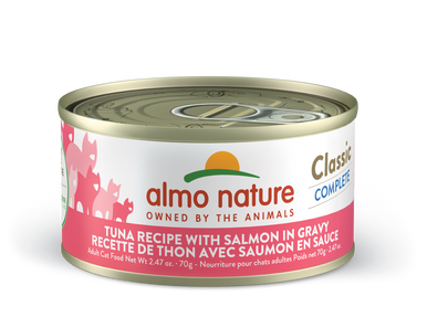 Almo Nature Classic Complete Tuna with Salmon in gravy 2.47oz
