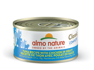 Almo Nature Classic Complete Tuna with Chicken in gravy 2.47oz