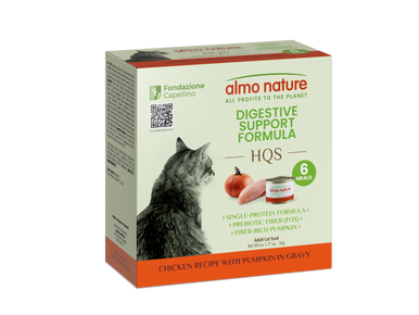 Almo Nature Functional Digestive Support Chicken w/Pumpkin gravy 6pk 1.76oz cans