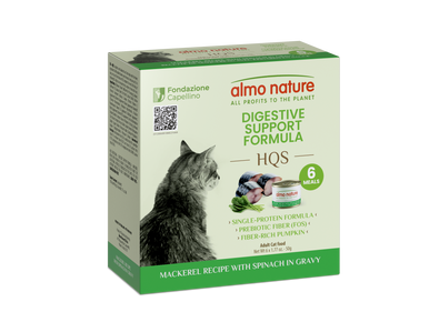 Almo Nature Functional Digestive Support Mackerel W/ Spinach 6pk of 1.76oz cans