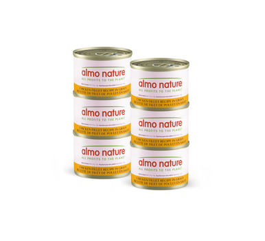 Almo Nature Functional Skin & Coat Chicken Fillet in gravy 6pk of 1.76oz cans