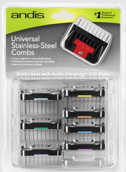 Andis Universal Stainless Steel Combs 8 Piece Set by Pet Food Warehouse