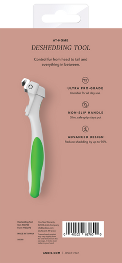 Andis Deshedding Tool Green/White