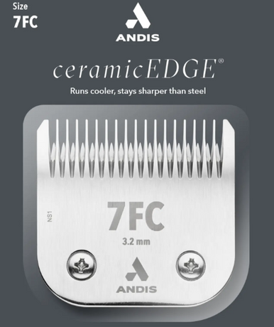 Andis CeramicEdge Blade 1/8" 3.2 mm Size 7FC