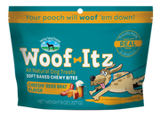 American Natural Premium Dog Treat Woof-Itz Cheesin' Beer Brat 8oz