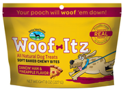 American Natural Premium Dog Treat Woof-Itz Dancin' Ham & Pineapple 8oz