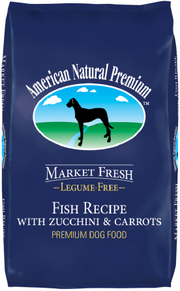 American Natural Premium Dry Fish Zucchini & Carrot Dog Food 4lb