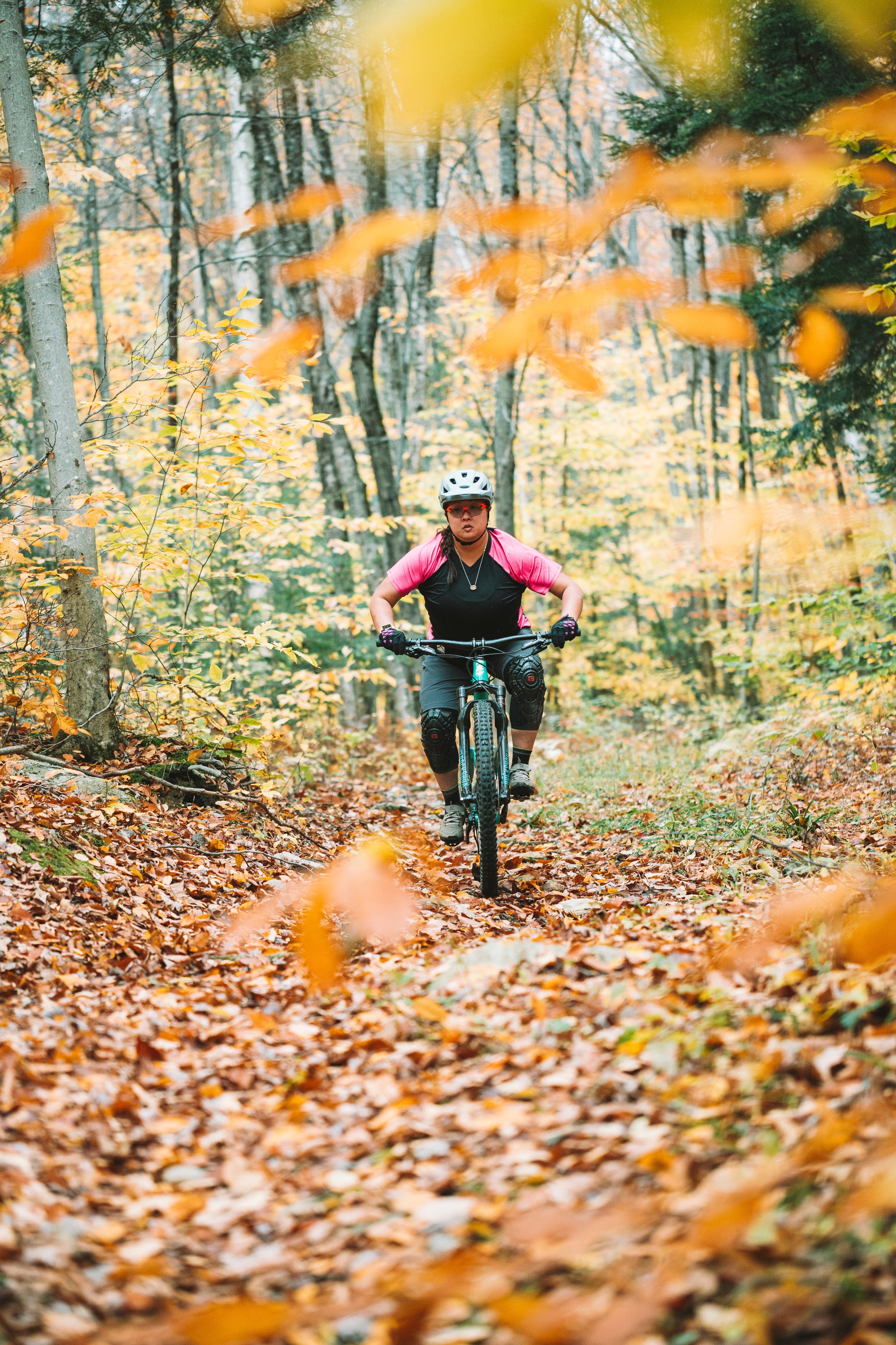 Cady-V Bike Jersey - Black / Rosemary by Kaden Apparel