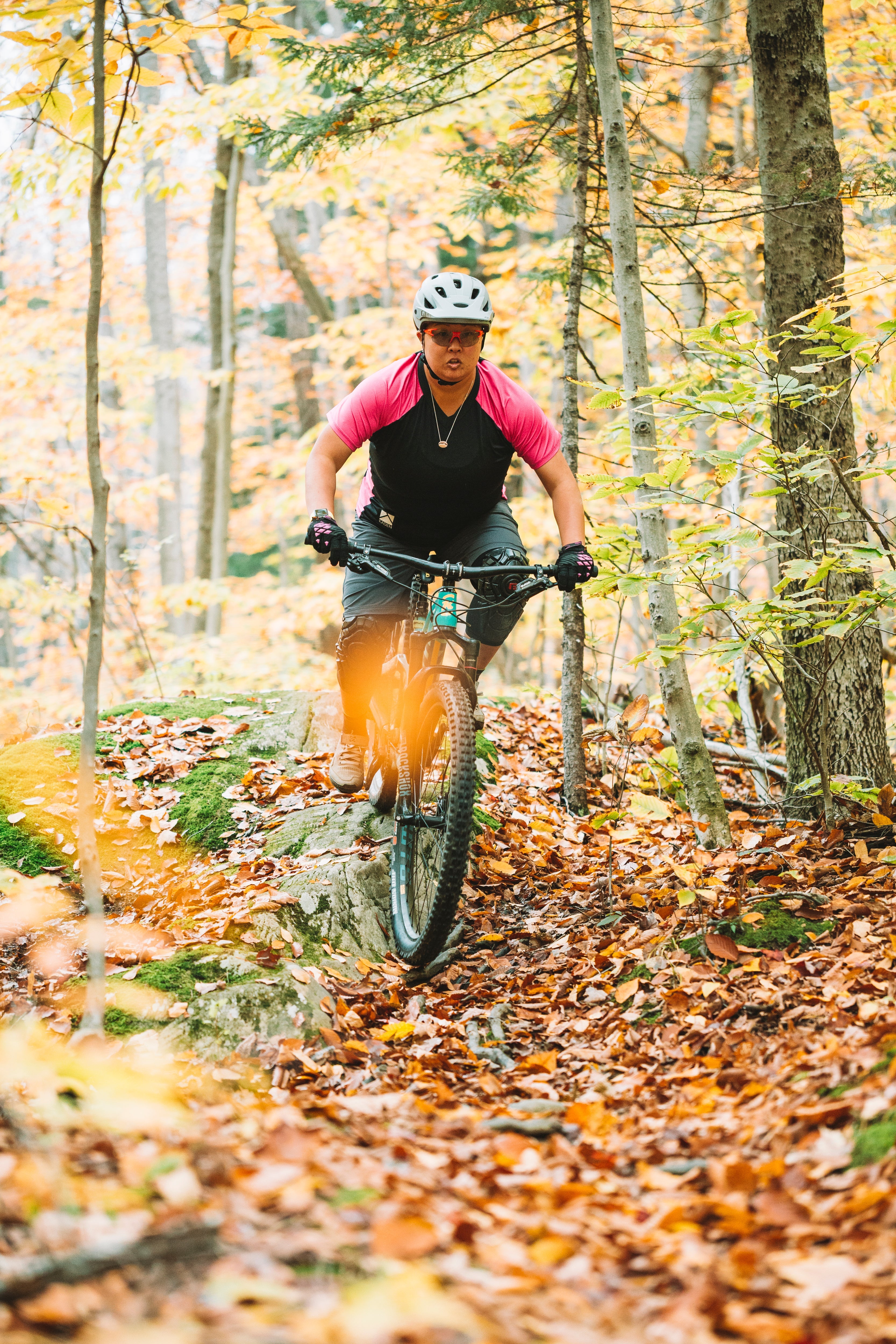 Cady-V Bike Jersey - Black / Rosemary by Kaden Apparel