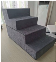Arlee Foam Pet Steps Gray 28x16x22