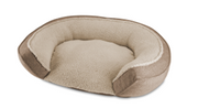 HLJ Canine Creations Step in Bed Orthopedic Memory Foam Beige 40" x 29"