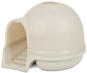 Aspen Pet Clean Step Litter Box Pearl White by Pet Food Warehouse