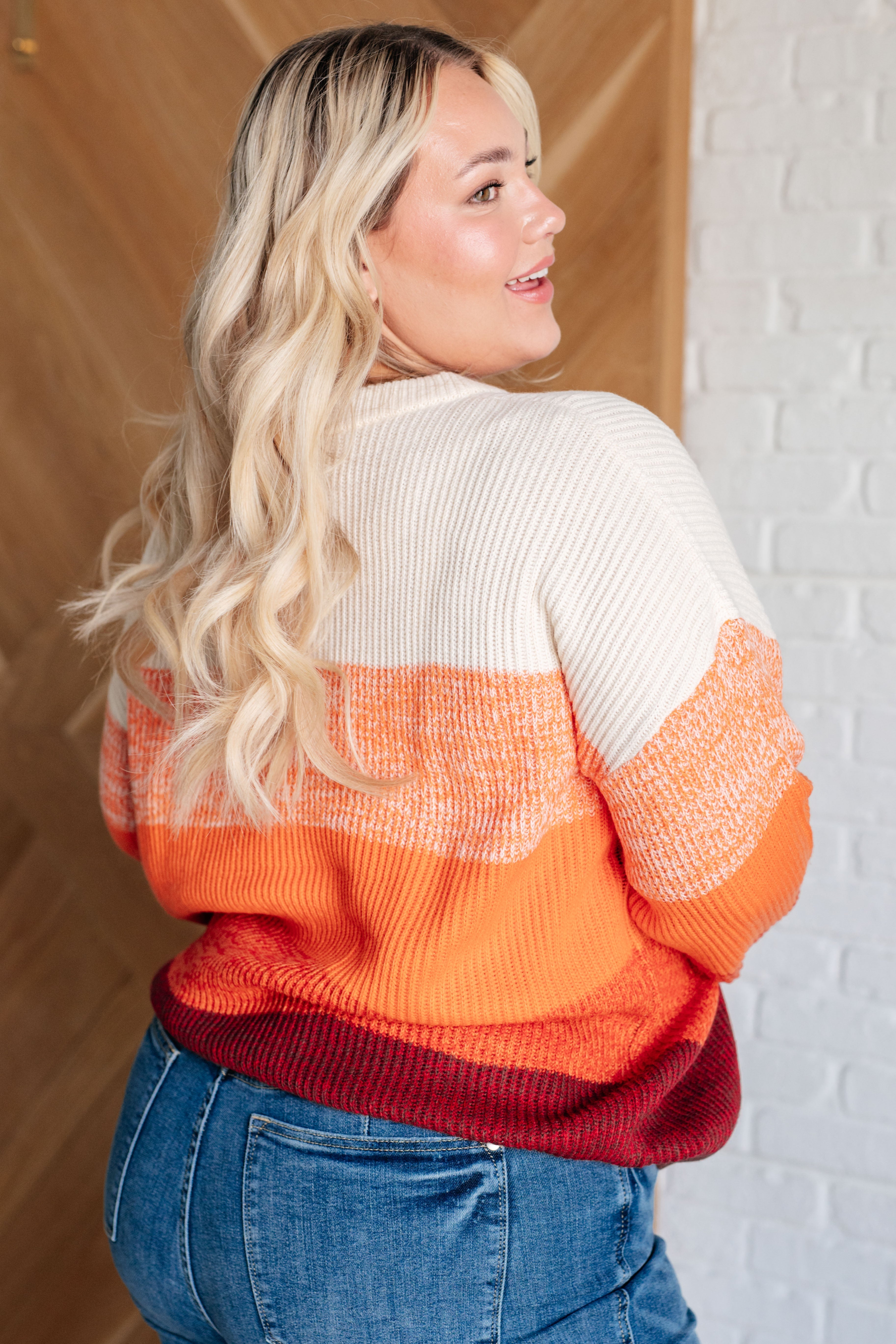 All Too Well Color Block Sweater by SidePony Boutique