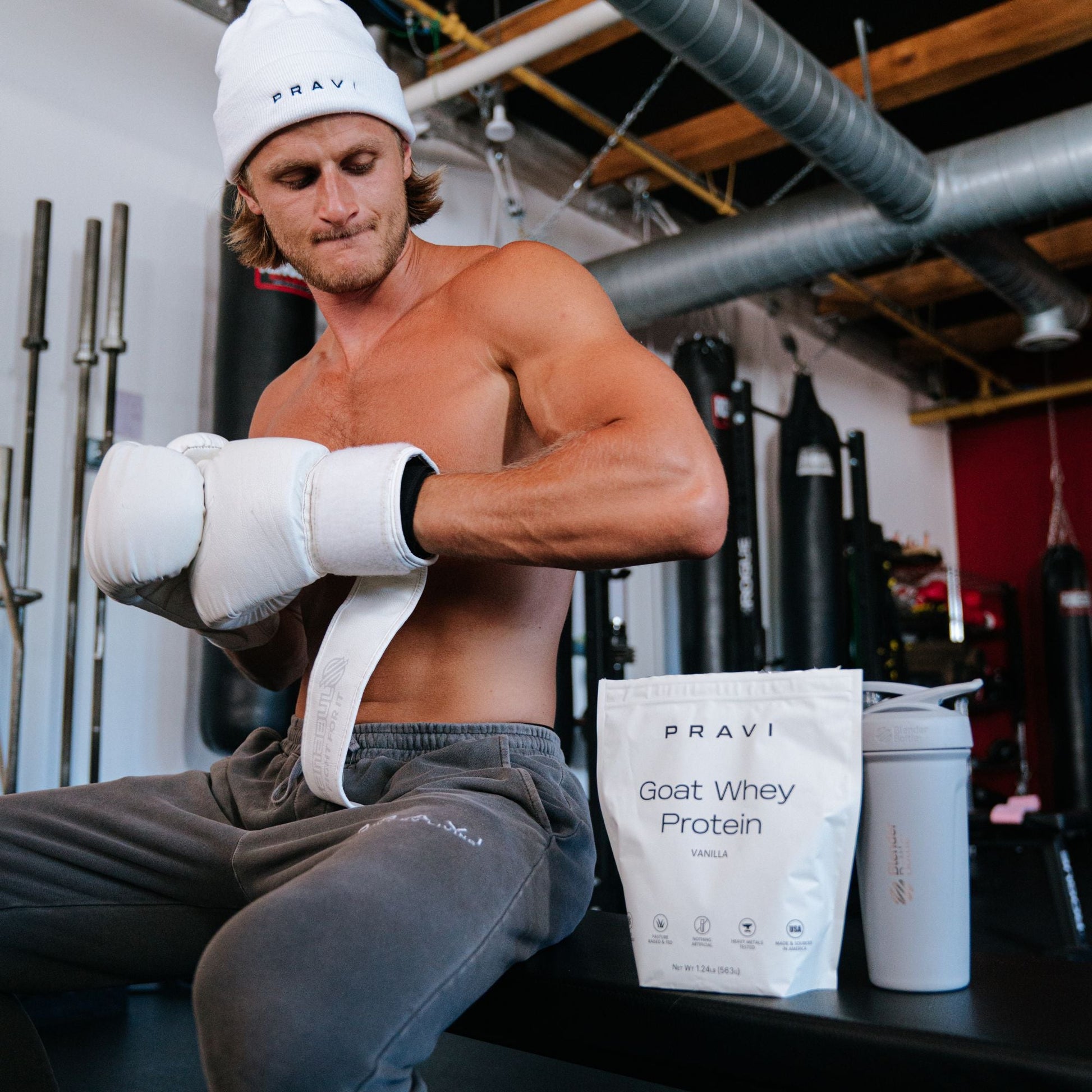 Vanilla Goat Whey Protein by PRAVI Nutrition