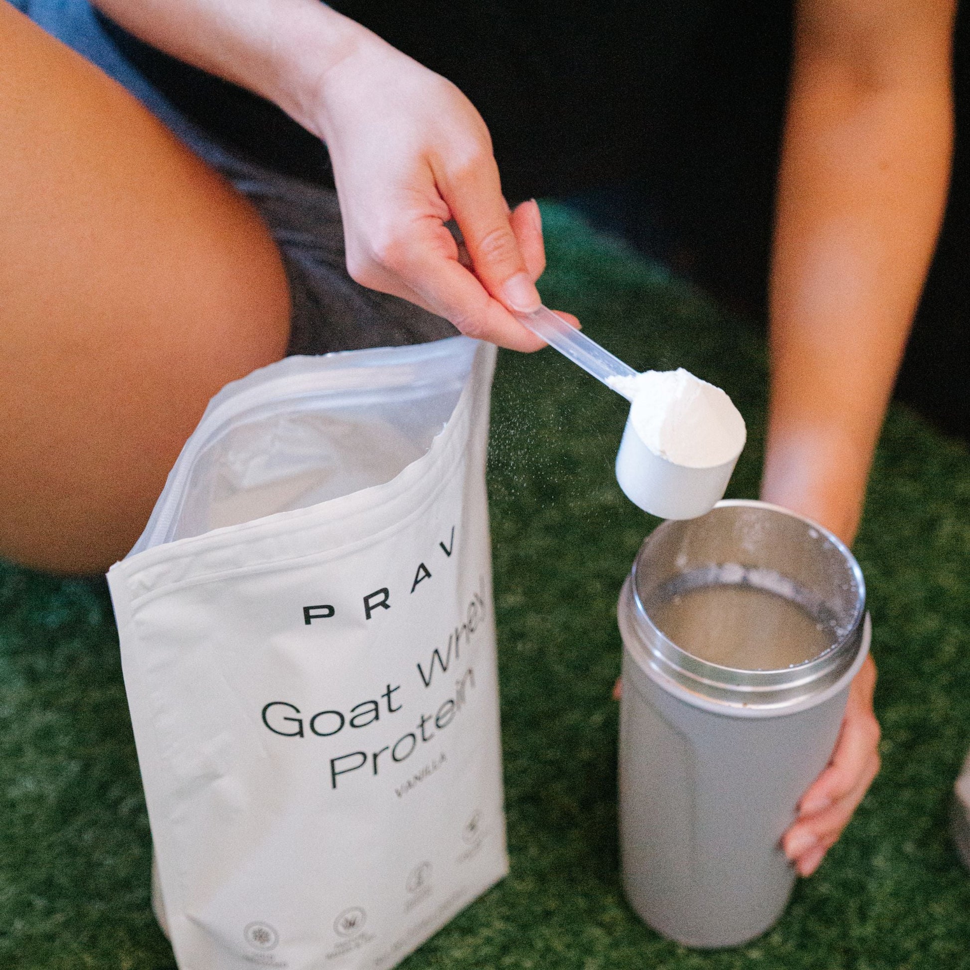 Vanilla Goat Whey Protein by PRAVI Nutrition