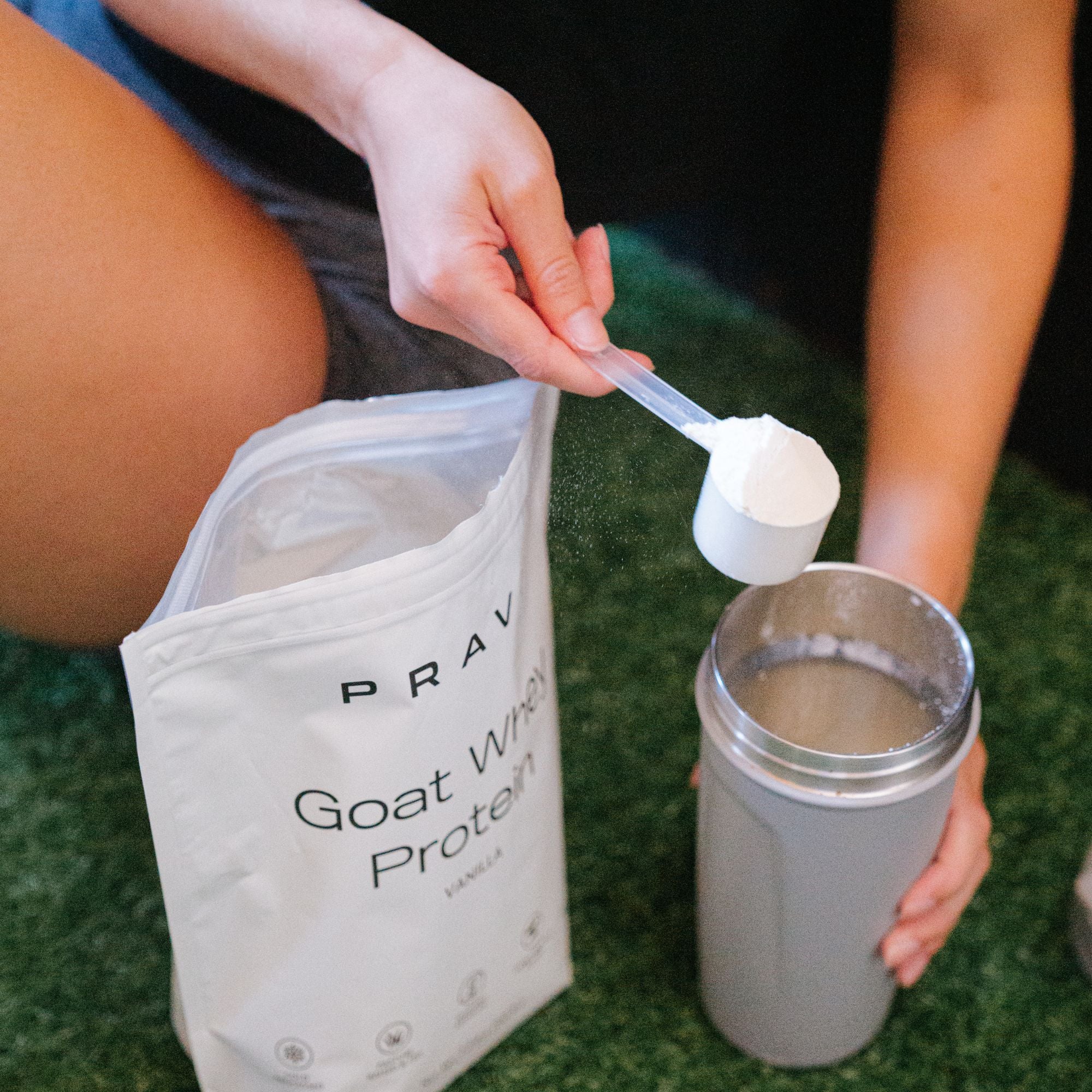 Vanilla Goat Whey Protein by PRAVI Nutrition