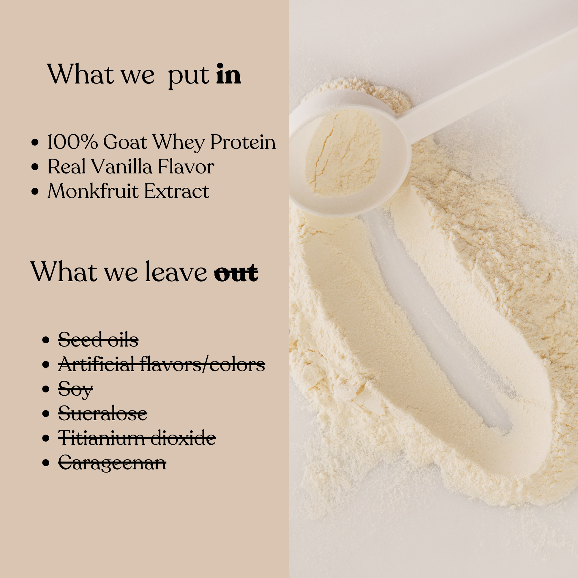Vanilla Goat Whey Protein by PRAVI Nutrition