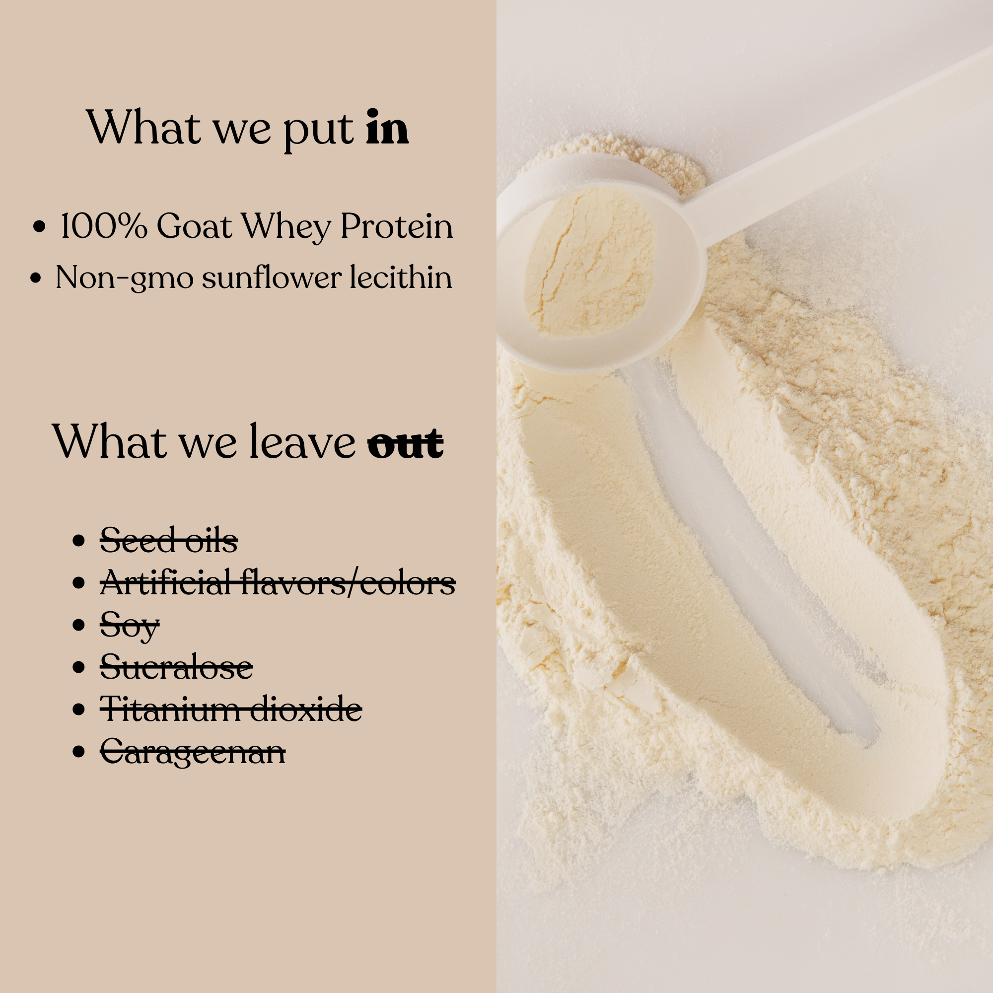 Unflavored Goat Whey Protein by PRAVI Nutrition