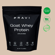 Unflavored Goat Whey Protein by PRAVI Nutrition