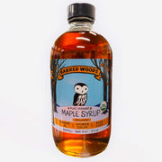 Half Pint Glass Bottle of Pure Organic Vermont Maple Syrup - 8 oz