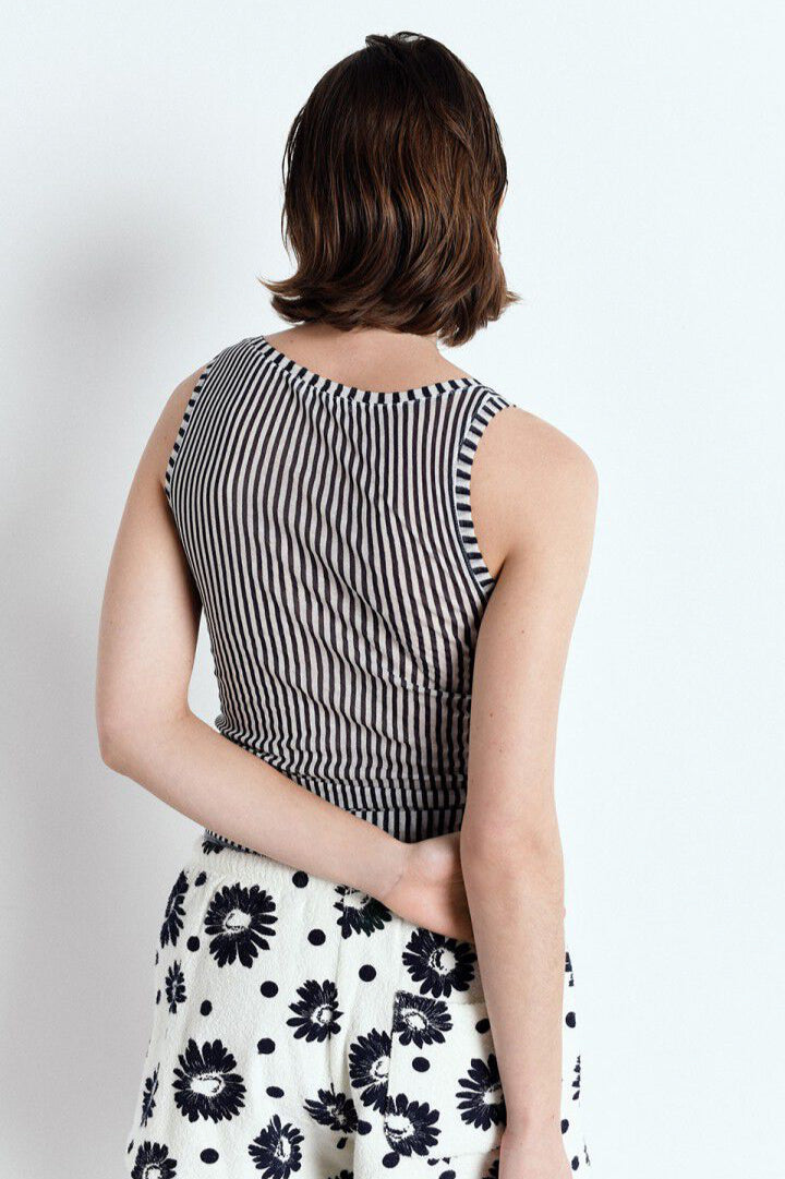 American Vintage Massachusetts Tank in Navy by Dear Lucy