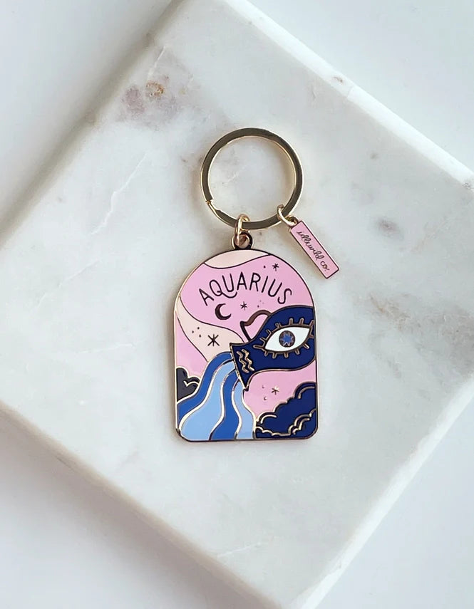 Idlewild Co. Zodiac Keychain