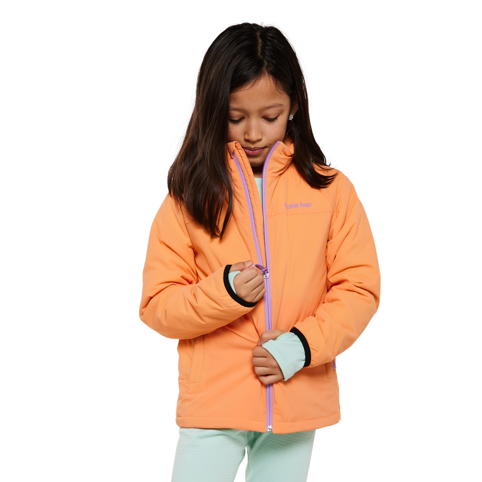Kids Aurora Insulator Puffy Jacket - Apricot by Hootie Hoo