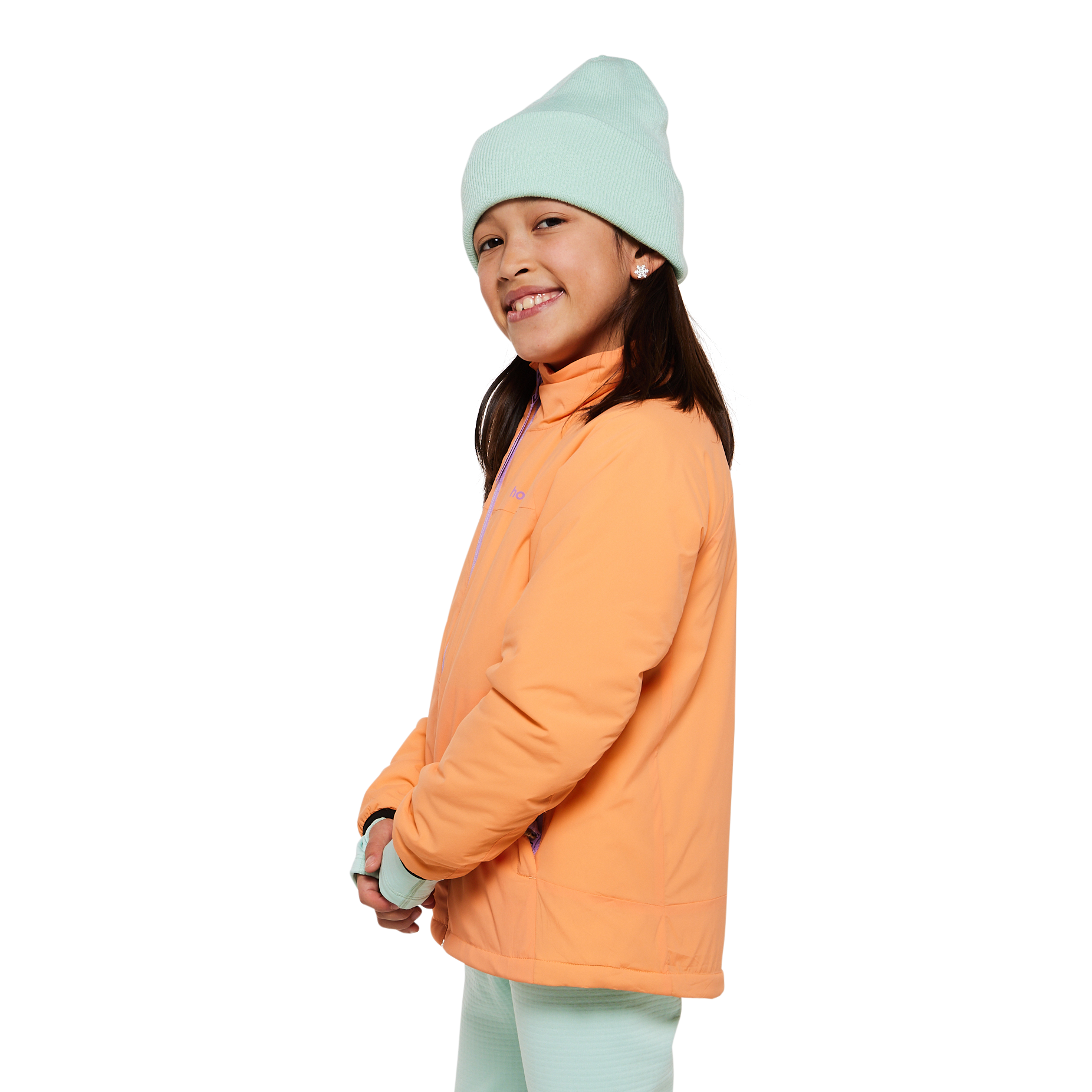 Kids Aurora Insulator Puffy Jacket - Apricot by Hootie Hoo