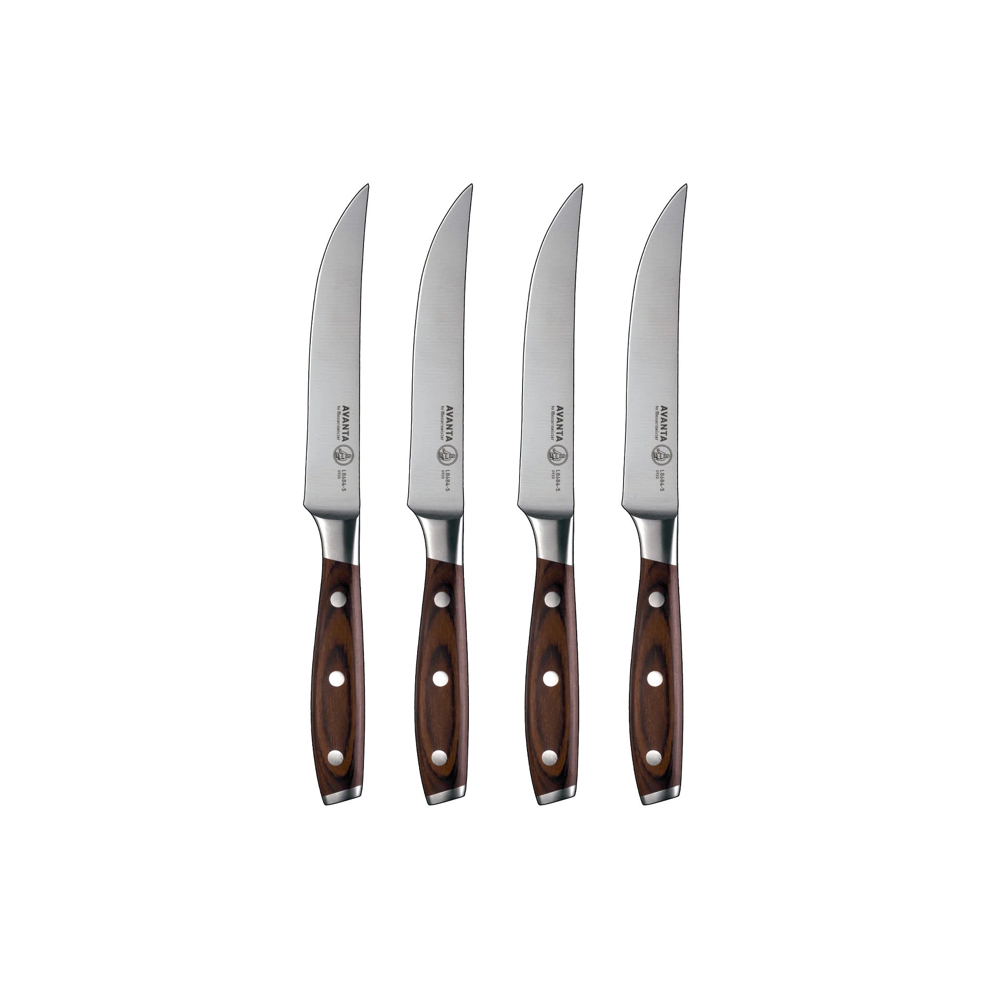 Avanta Four Piece Steak Knife Set by Kiss the Cook