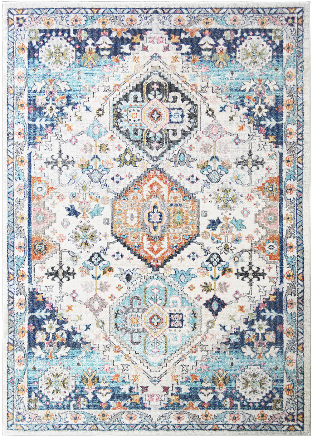 Barcelona Seville Rug Ivory 5'3" X 7'3" by Homeportonline