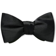 Black Charmeuse - bow ties