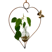Freeform Heart Hanging Vase