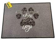 Sun & Sawdust Pet Products 18x24 Love & A Dog Door Mat