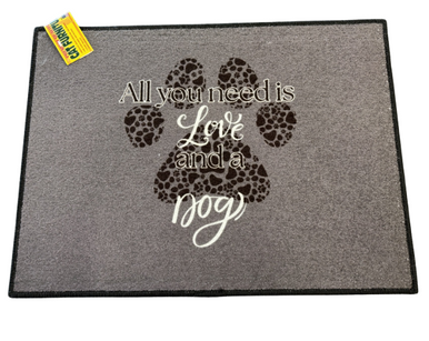 Sun & Sawdust Pet Products 18x24 Love & A Dog Door Mat