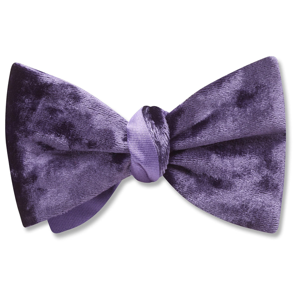 Velvet Lapis - Reversible bow ties
