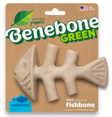 Benebone Green Fishbone Eco Bone Small