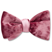 Velvet Pink - Reversible bow ties