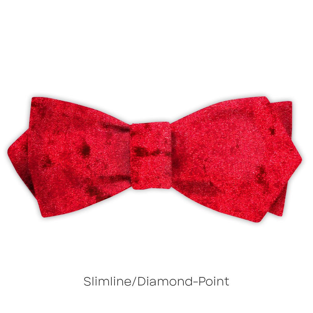 Velvet Persimmon - Reversible bow ties