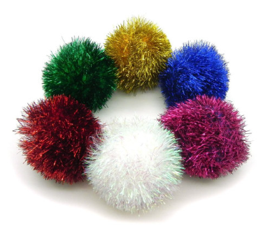 Kats 'n Us Big Fuzzball Cat Toy 2"